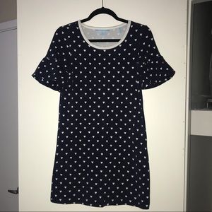 Draper James heart print ponte dress